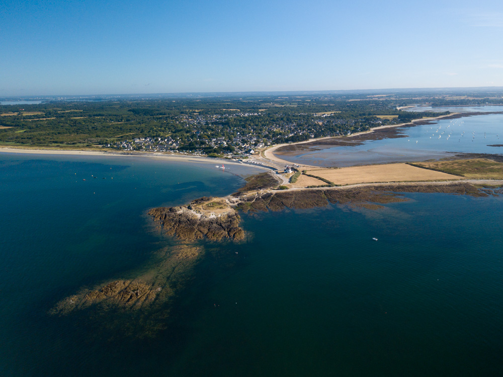Vue aérienne par drone dans le Loiret